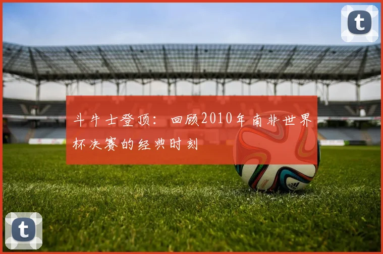 斗牛士登顶：回顾2010年南非世界杯决赛的经典时刻