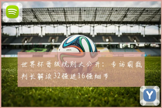 世界杯晋级规则大公开:专访前裁判长解读32强进16强细节